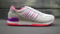 adidas zx500 femmes chaussures running rose gris